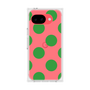 プレミアムスクエアケース［ シンプルドット - Green ］