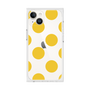 プレミアムスクエアケース［ シンプルドット - Yellow ］