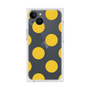 プレミアムスクエアケース［ シンプルドット - Yellow ］