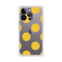 プレミアムスクエアケース［ シンプルドット - Yellow ］