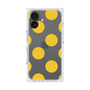 プレミアムスクエアケース［ シンプルドット - Yellow ］