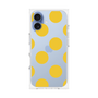 プレミアムスクエアケース［ シンプルドット - Yellow ］