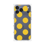 プレミアムスクエアケース［ シンプルドット - Yellow ］