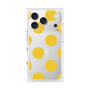 プレミアムスクエアケース［ シンプルドット - Yellow ］