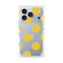 プレミアムスクエアケース［ シンプルドット - Yellow ］
