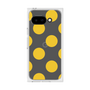 プレミアムスクエアケース［ シンプルドット - Yellow ］