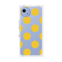 プレミアムスクエアケース［ シンプルドット - Yellow ］