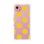 プレミアムスクエアケース［ シンプルドット - Yellow ］