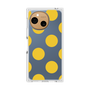 プレミアムスクエアケース［ シンプルドット - Yellow ］