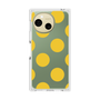 プレミアムスクエアケース［ シンプルドット - Yellow ］