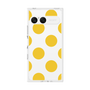 プレミアムスクエアケース［ シンプルドット - Yellow ］