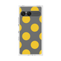 プレミアムスクエアケース［ シンプルドット - Yellow ］