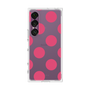 プレミアムスクエアケース［ シンプルドット - Pink ］
