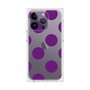 プレミアムスクエアケース［ シンプルドット - Purple ］