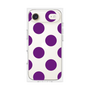 プレミアムスクエアケース［ シンプルドット - Purple ］