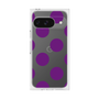 プレミアムスクエアケース［ シンプルドット - Purple ］