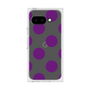 プレミアムスクエアケース［ シンプルドット - Purple ］