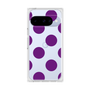 プレミアムスクエアケース［ シンプルドット - Purple ］