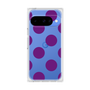プレミアムスクエアケース［ シンプルドット - Purple ］