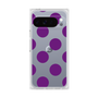 プレミアムスクエアケース［ シンプルドット - Purple ］