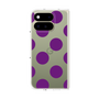 プレミアムスクエアケース［ シンプルドット - Purple ］