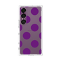 プレミアムスクエアケース［ シンプルドット - Purple ］
