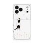 プレミアムスクエアケース［ 夢中に覗く三毛ねこ ］