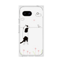 プレミアムスクエアケース［ 夢中に覗く三毛ねこ ］