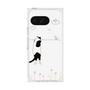 プレミアムスクエアケース［ 夢中に覗く三毛ねこ ］
