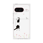 プレミアムスクエアケース［ 夢中に覗く三毛ねこ ］