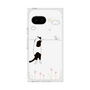 プレミアムスクエアケース［ 夢中に覗く三毛ねこ ］
