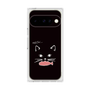 プレミアムスクエアケース［ 食いしん坊なねこ - Black ］