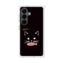 プレミアムスクエアケース［ 食いしん坊なねこ - Black ］