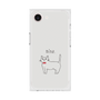 プレミアムスクエアケース［ 蝶ネクタイねこ - White ］