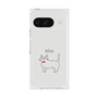 プレミアムスクエアケース［ 蝶ネクタイねこ - White ］