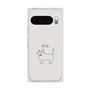プレミアムスクエアケース［ 蝶ネクタイねこ - White ］