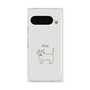 プレミアムスクエアケース［ 蝶ネクタイねこ - White ］