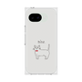 プレミアムスクエアケース［ 蝶ネクタイねこ - White ］