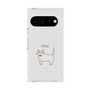 プレミアムスクエアケース［ 蝶ネクタイねこ - White ］