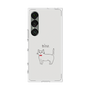 プレミアムスクエアケース［ 蝶ネクタイねこ - White ］