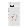 プレミアムスクエアケース［ 蝶ネクタイねこ - White ］