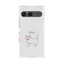 プレミアムスクエアケース［ 蝶ネクタイねこ - White ］
