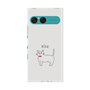 プレミアムスクエアケース［ 蝶ネクタイねこ - White ］