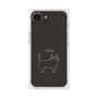 プレミアムスクエアケース［ 蝶ネクタイねこ - Black ］
