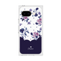 プレミアムスクエアケース［ ツインドットフラワー - Navy ］