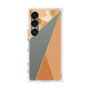 プレミアムスクエアケース［ マーブルトライアングルパレット - Orange ］
