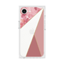プレミアムスクエアケース［ マーブルトライアングルパレット - Pink ］