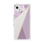 プレミアムスクエアケース［ マーブルトライアングルパレット - Purple ］