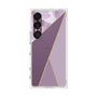 プレミアムスクエアケース［ マーブルトライアングルパレット - Purple ］