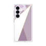 プレミアムスクエアケース［ マーブルトライアングルパレット - Purple ］